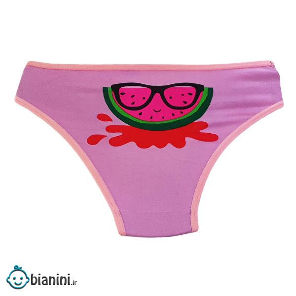 شورت دخترانه طرح عروسکی کد Mhr-491