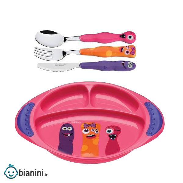 ظرف غذا كودك 4تكه ترامونتينا مدل 23799/499