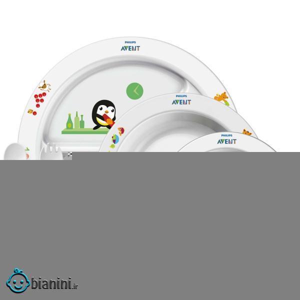 ظرف غذای کودک 5 تکه اونت مدل A716 طرح خرگوش
