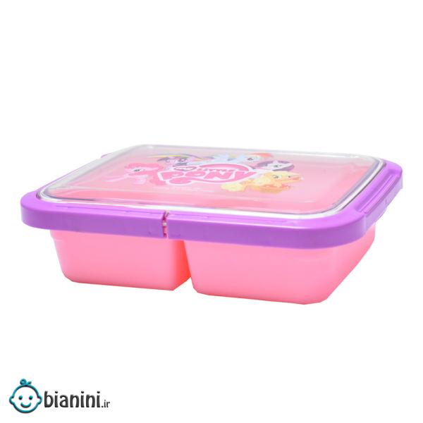 ظرف غذای کودک طرح پونی کد 02 ظرف غذای کودک طرح پونی کد 02