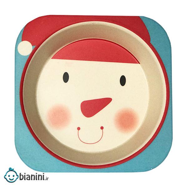 ظرف غذای کودک مدل Santa claus