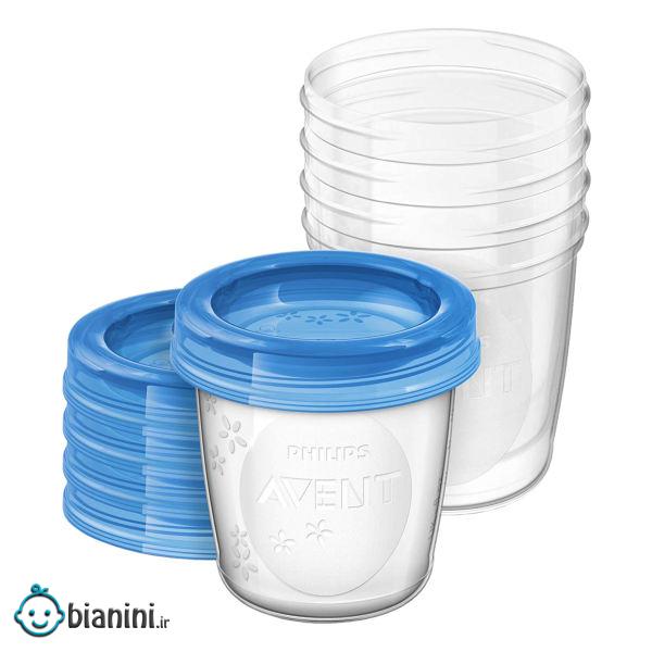 ظرف نگهدارنده غذای کودک اونت مدل SCF639/05 مجموعه 5 عددی ظرف نگهدارنده غذای کودک اونت مدل SCF639/05 مجموعه 5 عددی