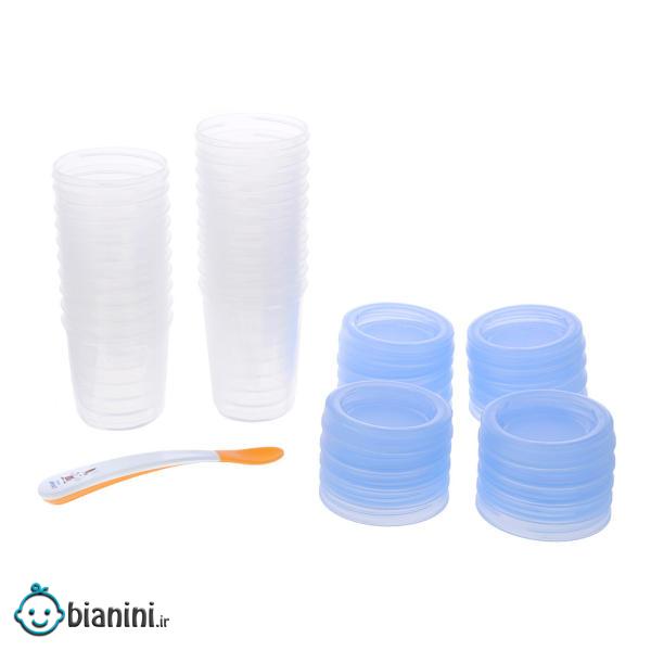 ظرف نگهدارنده غذای کودک اونت مدل SCF721/20 مجموعه 21 عددی