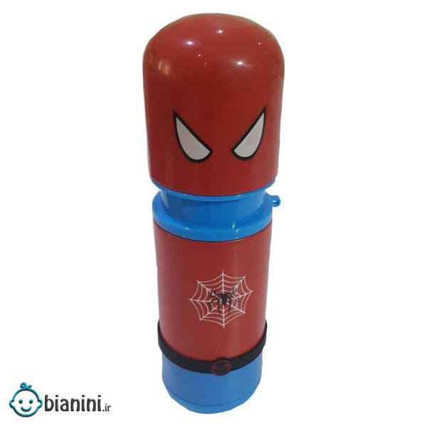 فلاسک کودک طرح اسپایدرمن  کد FSM1 گنجایش 280 میلی لیتر