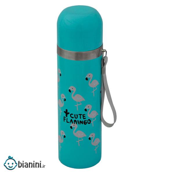 فلاسک کودک طرح فلامینگو کد03 گنجایش 500 میلی لیتر