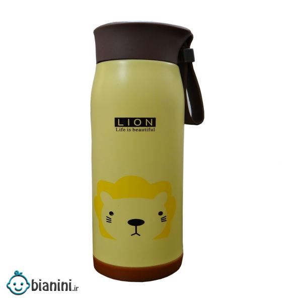 فلاسک کودک مدل lion ظرفیت 0.5 لیتر