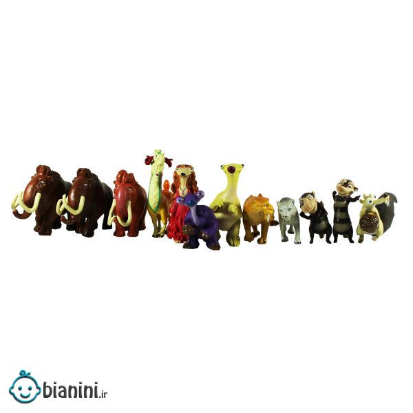 فیگور مدل عصر یخبندان کد ICE مجموعه ۱۲ عددی