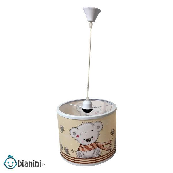لوستر اتاق کودک طرح خرس شال دار کد 36