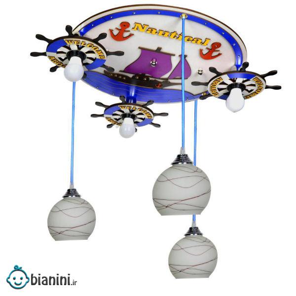 لوستر اتاق کودک طرح سکان کشتی کدL1