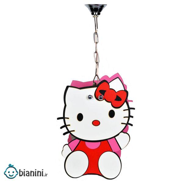 لوستر کودک طرح کیتی کد W8 لوستر کودک طرح کیتی کد W8