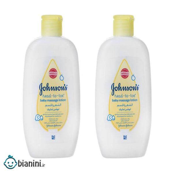 لوسیون  بدن  کودک  جانسون  مدل  Original  Head-to-toe  حجم 500  میلی  لیتر  مجموعه  2 عددی