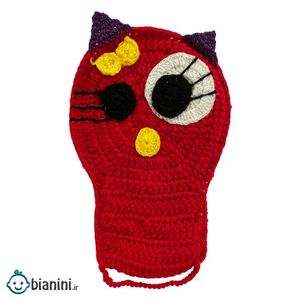 لیف حمام کودک طرح عروسکی مدل kitty کد 02