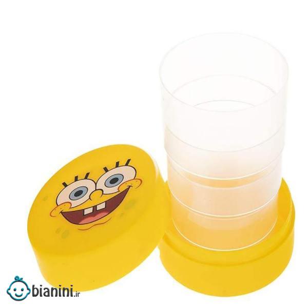 لیوان کودک طرح باب اسفنجی کد 01 لیوان کودک طرح باب اسفنجی کد 01