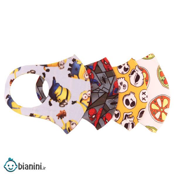 ماسک تزیینی بچگانه مدل ak-105 مجموعه 4 عددی