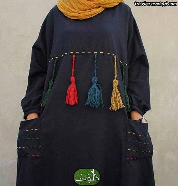مانتوهای پاییزی سنتی و جلو بسته