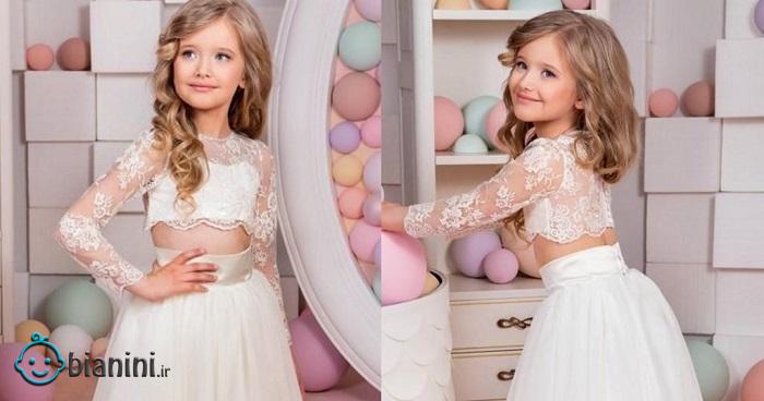 مدل لباس عروس کودکانه