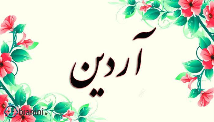 اسم آردين