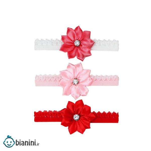هدبند نوزادی فاباکا مدل FBC01091 مجموعه 3 عددی