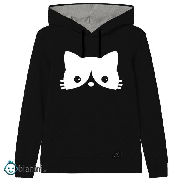 هودی پسرانه 27 مدل CAT کد MR03 رنگ مشکی