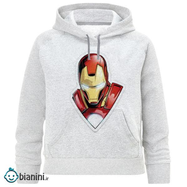 هودی پسرانه طرح ادم اهنی کد W27