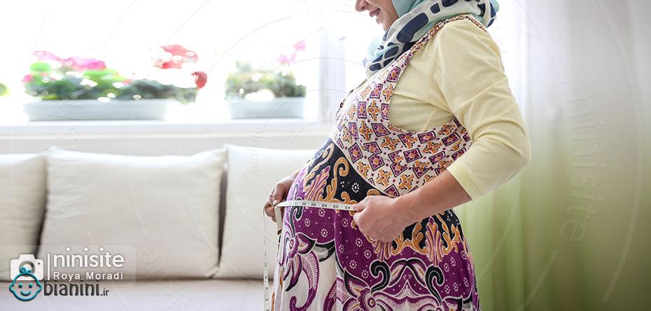 وزن زیاد جنین نشانه چیست؟