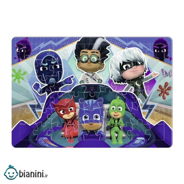 پازل 54 تکه طرح PJ Masks مدل P0078