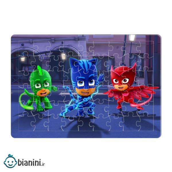 پازل 54 تکه طرح PJ Masks مدل P0080