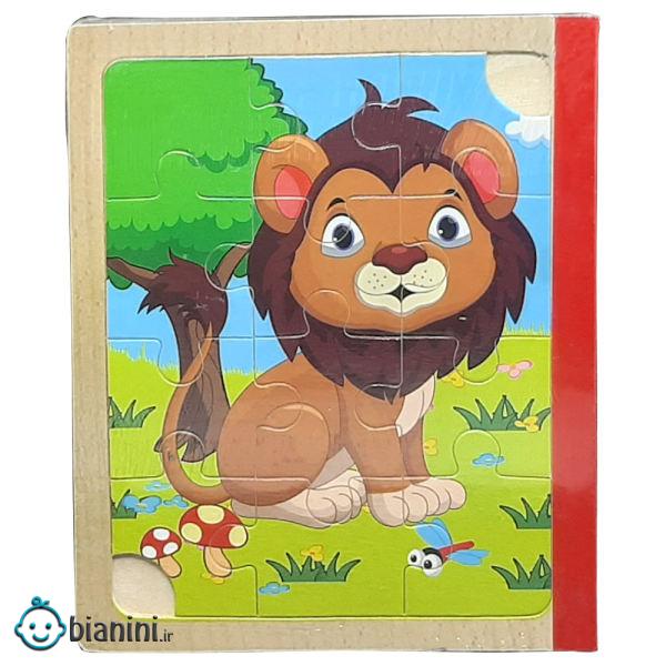 پازل 72 تکه مدل lion کد xle-002