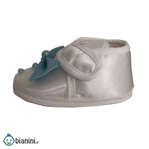 پاپوش نوزادی طرح پاپیون کد 8185