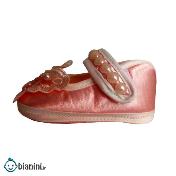پاپوش نوزادی طرح پروانه کد 405901