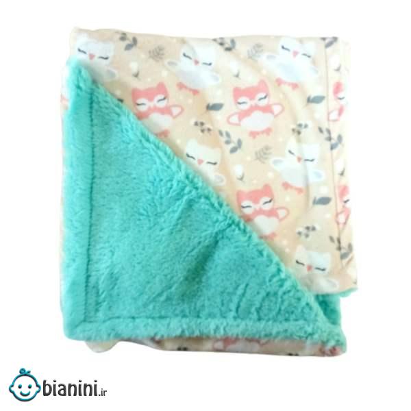 پتوی نوزادی مدل جغد سایز 75×75 سانتی‌متر