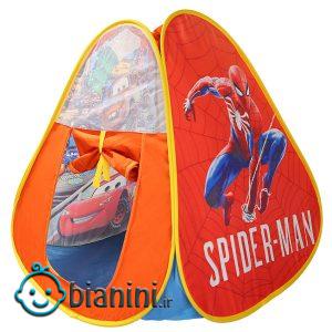 چادر کودک طرح McQueen & spiderman کد 003