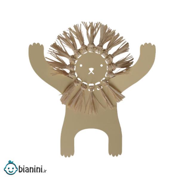 چوب لباسی اتاق کودک مدل شیر چوب لباسی اتاق کودک مدل شیر