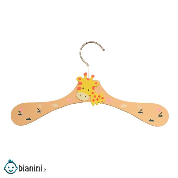 چوب لباسی نوزاد طرح زرافه کد 2053.9