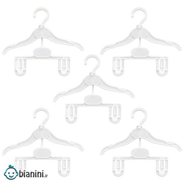 چوب لباسی نوزاد کد FF-105 بسته 5 عددی
