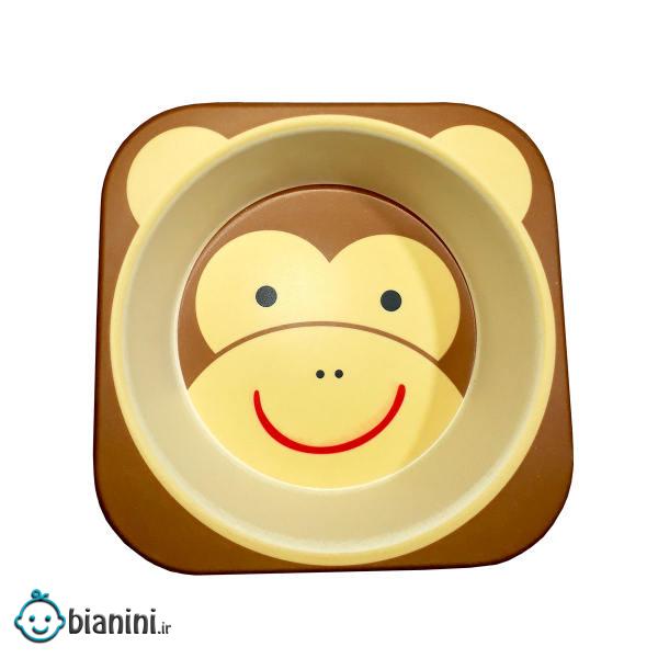 کاسه مربع کودک مدل MONKEY-33
