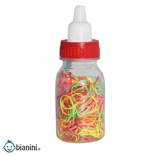 کش مو دخترانه طرح شیشه شیر مجموعه 300 عددی کش مو دخترانه طرح شیشه شیر مجموعه 300 عددی