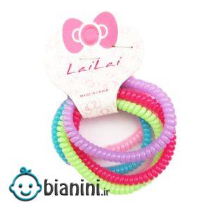 کش مو دخترانه مدل LaiLai-06 مجموعه 6 عددی