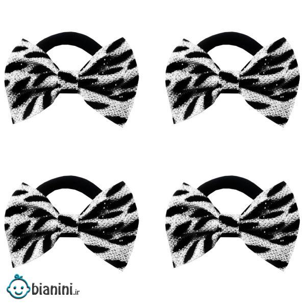 کش مو دخترانه مدل P1001 بسته 4 عددی