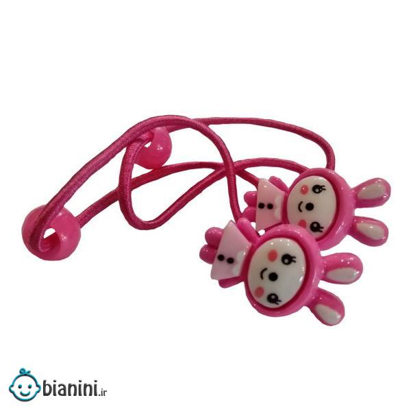 کش مو دخترانه مدل خرگوشی کد M013 بسته دو عددی