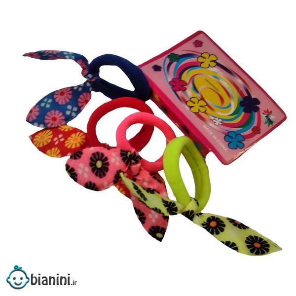 کش مو دخترانه مدل خرگوشی کد MFP005 مجموعه چهار عددی