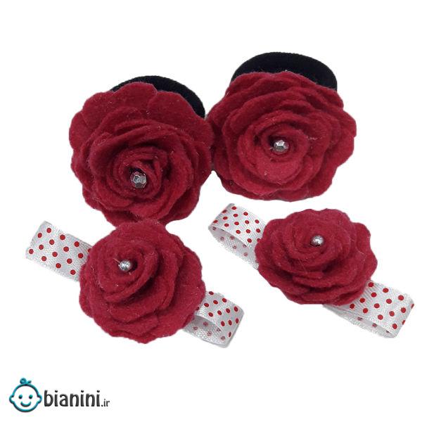 کش و گیره مو دخترانه کد 112 مجموعه چهار عددی کش و گیره مو دخترانه کد 112 مجموعه چهار عددی