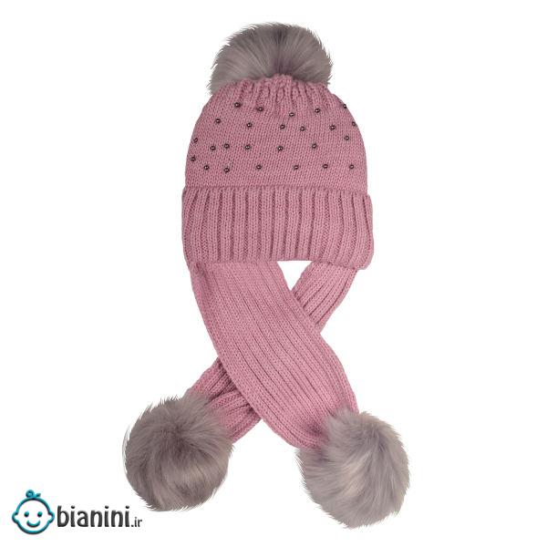 کلاه بافتنی دخترانه مدل D6532-5