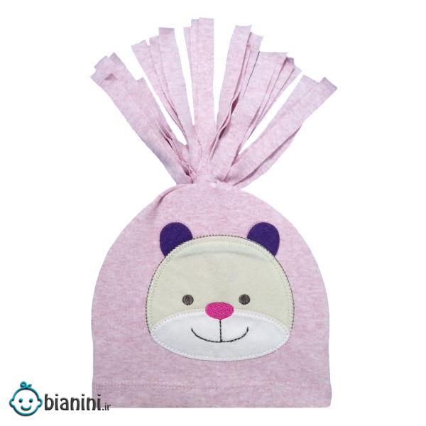 کلاه نوزادی طرح خرس کد GB106-1