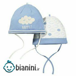 کلاه نوزادی لوپیلو کد Y-S-03 مجموعه 2 عددی