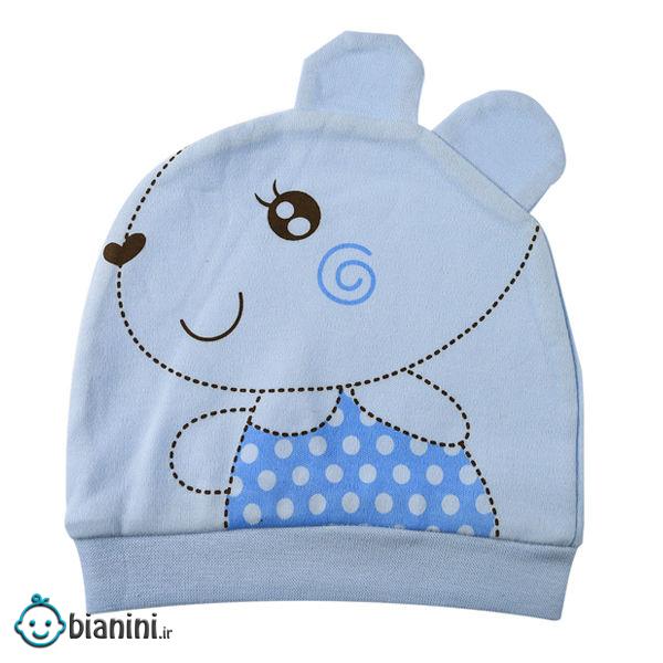 کلاه نوزادی پسرانه مدل Rabbit