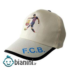 کلاه کپ پسرانه طرح F.C.B کد Bo4