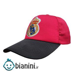 کلاه کپ پسرانه طرح رئال مادرید کد 30399 رنگ قرمز