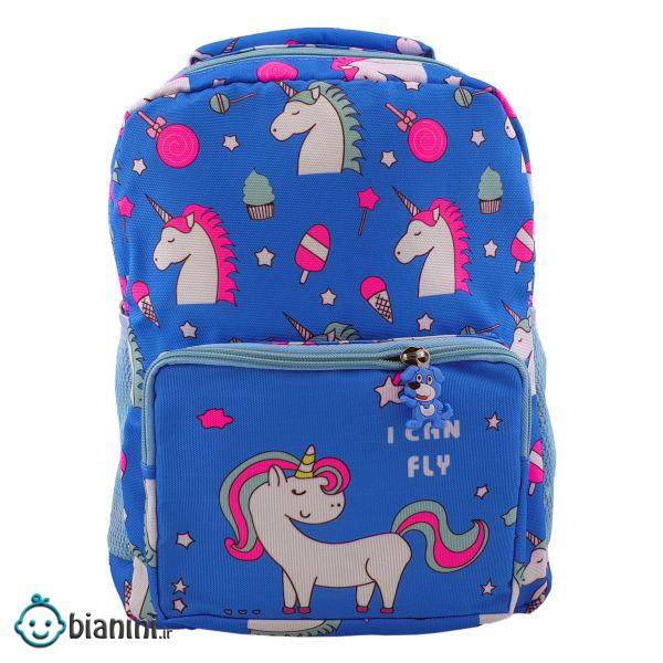 کوله پشتی بچگانه طرح تک شاخ کد 13216