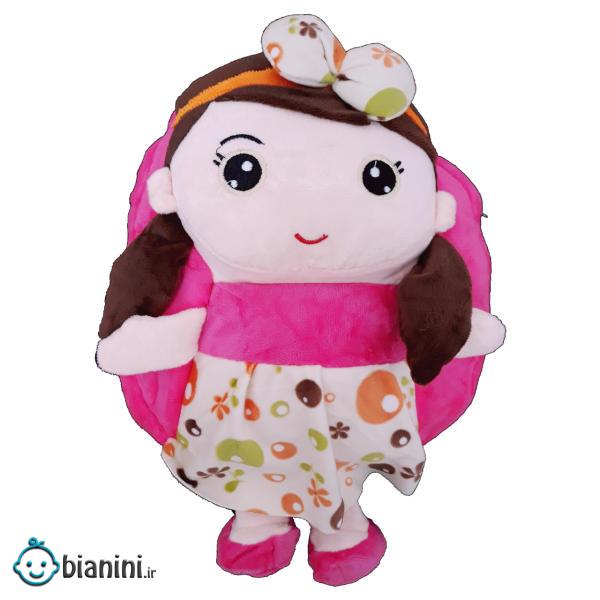 کوله پشتی عروسکی طرح دختر بچه مدل 003
